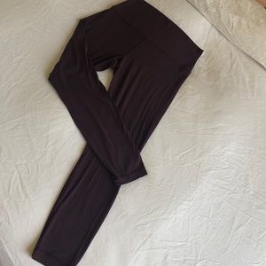 Lululemon Maroon Align Crop Leggings Size 8